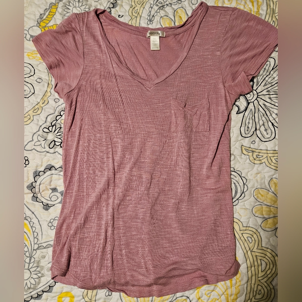 Womens Pink Blouse - Small